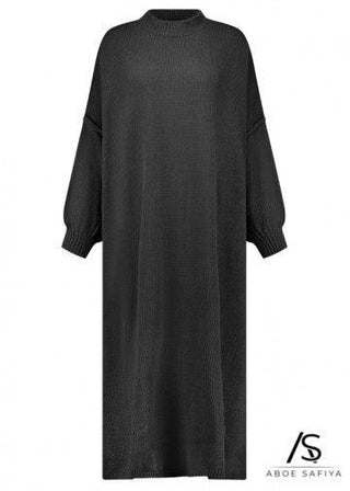 Übergroßer Pullover 'Sarah' Schwarz
