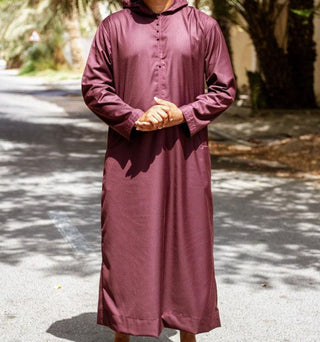 Djellaba Bordeaux von Custom Qamis