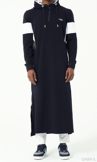 Jogging-Qamis „Unik“ Navy von Qaba'il