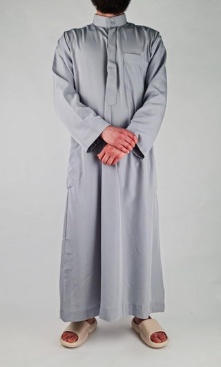 Saudische Qamis „Riad“ Gray