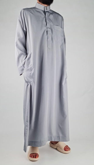 Saudische Qamis „Riad“ Gray