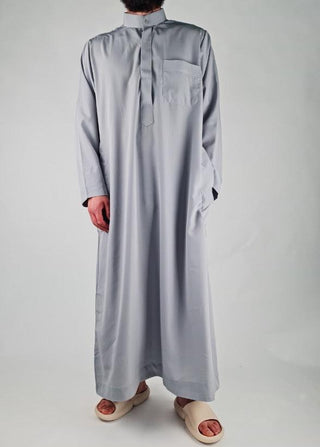 Saudische Qamis „Riad“ Gray