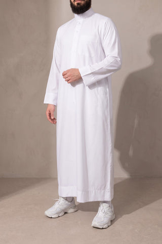 Weißer Qamis von Aboe Safiya