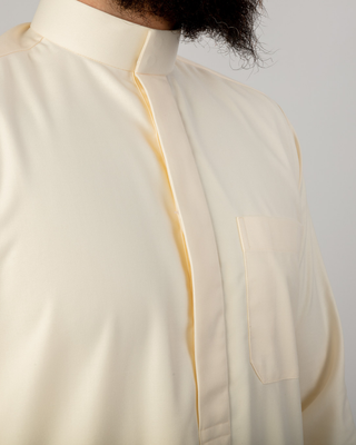 Saudi Qamis „Cashmere Elite“ Creme