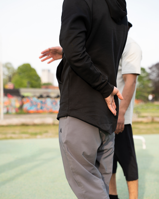 Oversized Hoodie "Refined" Schwarz