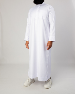 Saudi Qamis „Cashmere Elite“ Weiß