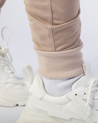 Jogginghose Beige 'Comfort' von Qaba'il