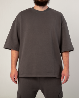 OVERSIZE T-SHIRT ANTHRAZIT