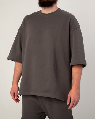 OVERSIZE T-SHIRT ANTHRAZIT