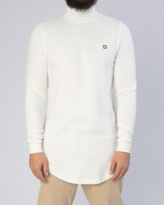 Rollkragenpullover Ekru von Qaba'il