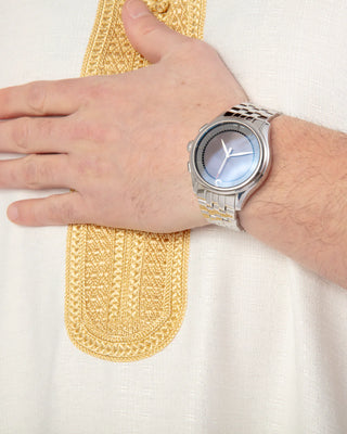 Marokkanische Kandora „Nador“ Weiß & Gold von Rafiq