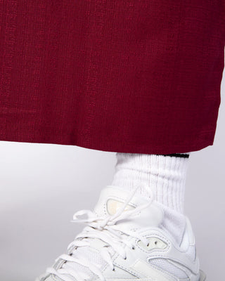 Marokkanische Kandora „Nador“ Bordeaux von Rafiq