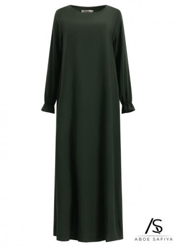 Abaya 'Aicha' Dunkelgrün