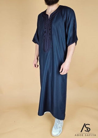 Marokkanische Kandora „Luxury“ Navy von Rafiq