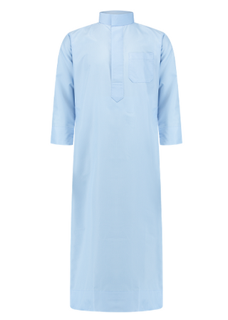 Saudi Qamis 'Platinum' Hellblau Junior von Custom Qamis