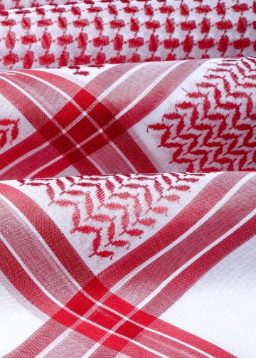 Luxuriöse rote Shemagh Keffiyeh Persel