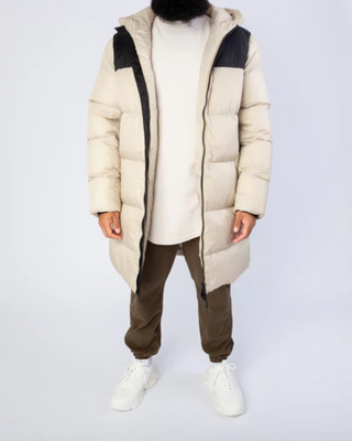 Langer Winterparka Beige von Frivilin