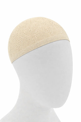 Gebetsmütze „Cottonmix Subtle“ Creme