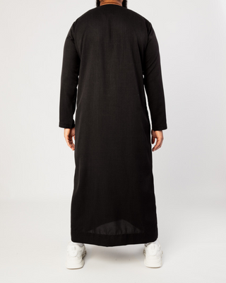 Emirati Qamis „Imperial Elite“ Schwarz