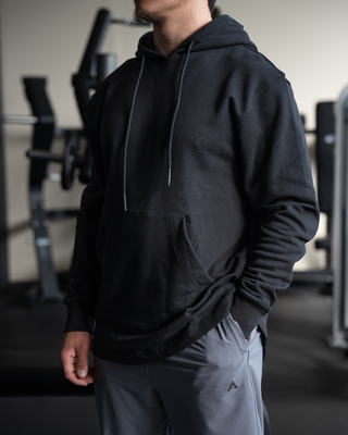Oversized Hoodie "Refined" Schwarz