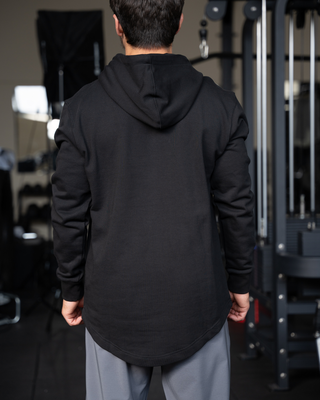 Oversized Hoodie "Refined" Schwarz
