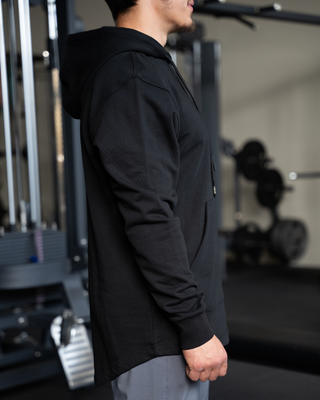 Oversized Hoodie "Refined" Schwarz