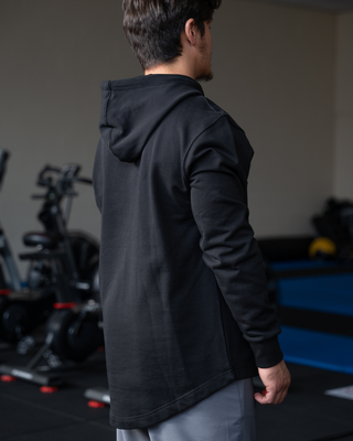 Oversized Hoodie "Refined" Schwarz
