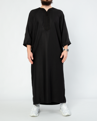 Marokkanische Kandora „Nador“ Schwarz von Rafiq