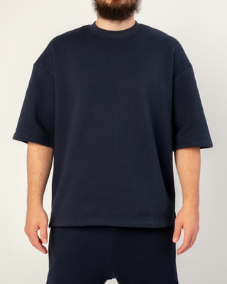 OVERSIZE T-SHIRT MARINEBLAU