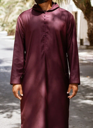 Djellaba Bordeaux von Custom Qamis