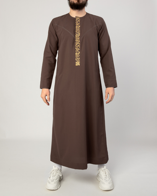 Arabisch Bestickte Qamis „Sahara"