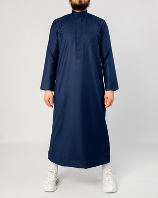 Saudi Qamis „Cashmere Elite“ Navy