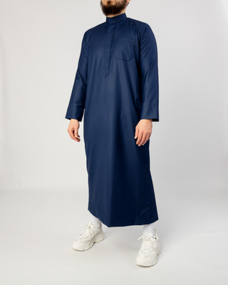 Saudi Qamis „Cashmere Elite“ Navy