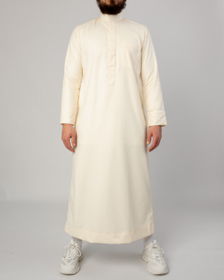 Saudi Qamis „Cashmere Elite“ Creme