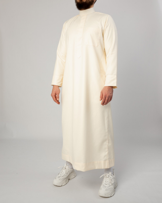 Saudi Qamis „Cashmere Elite“ Creme