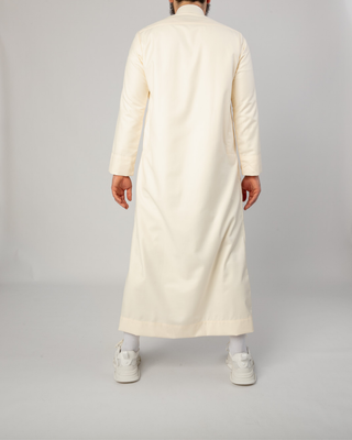 Saudi Qamis „Cashmere Elite“ Creme