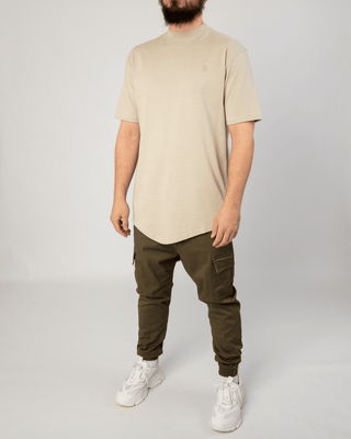 New Heritage T-shirt in beige.