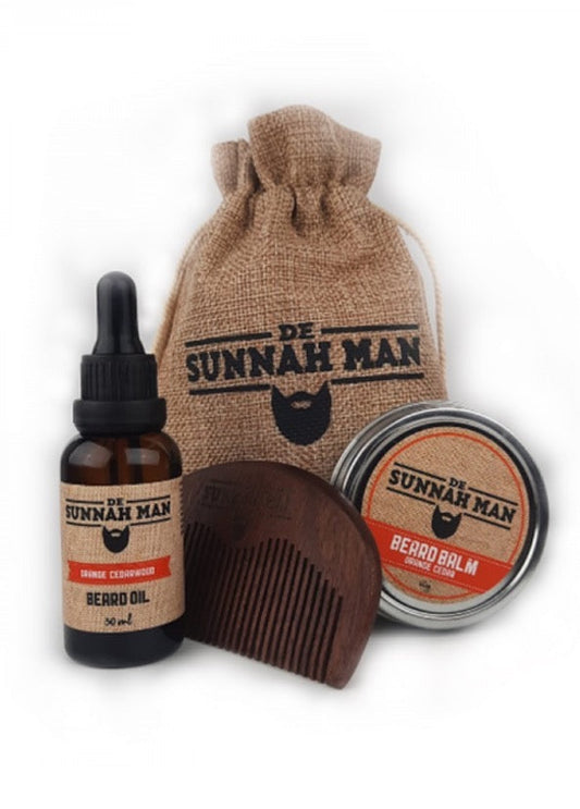 Bartset Orange Cedarwood – Der Sunnah-Mann