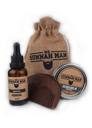 Bartset „Unscented“ – Der Sunnah Man (Vegan)