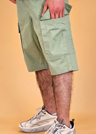 Bermuda Chino 'Cargo' Mint Green von New Heritage