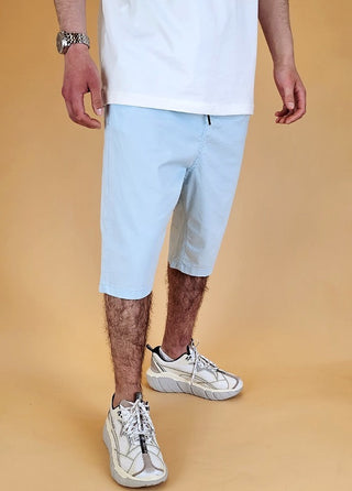 Bermuda Chino 'Basic' Baby Blue von New Heritage