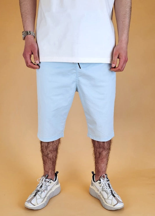 Bermuda Chino 'Basic' Baby Blue von New Heritage