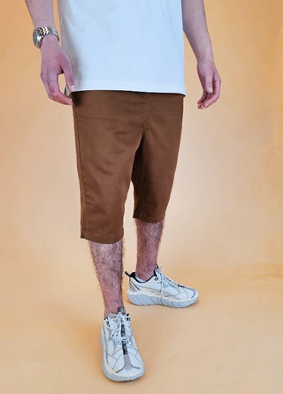 Bermuda Chino 'Basic' Braun von New Heritage