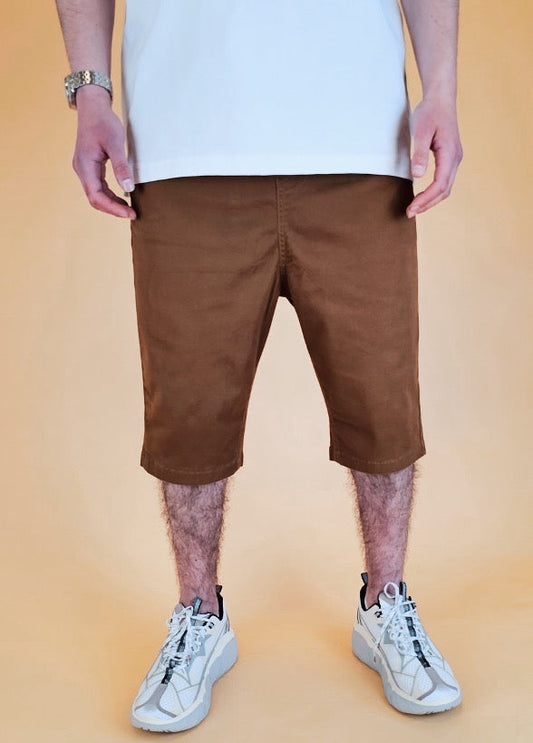 Bermuda Chino 'Basic' Braun von New Heritage