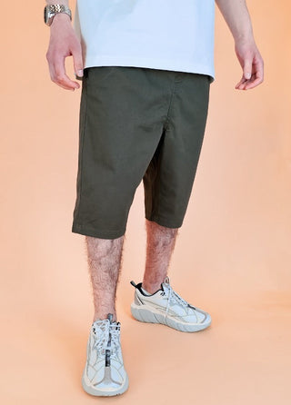 Bermuda Chino 'Basic' Dunkelgrün von New Heritage