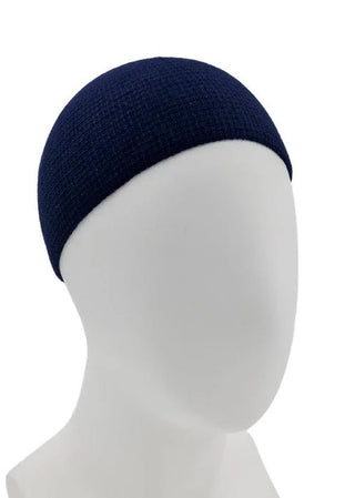 Gebetsmütze „Woolmix Basic“ Marineblau