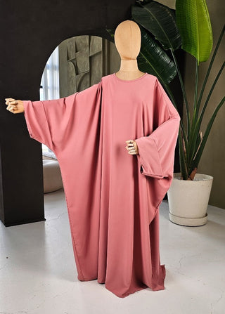 Farasha Abaya 'Maysa' Pink - Medina-Seide