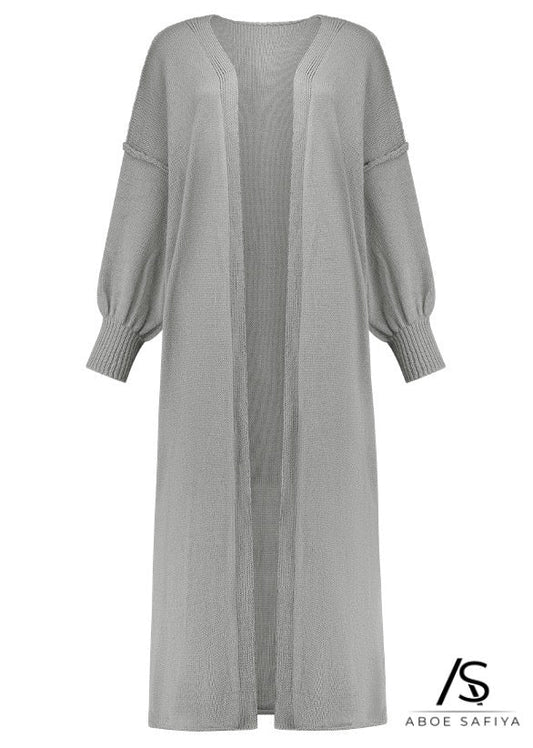 Übergroßer Kimono-Cardigan 'Amira' Grau