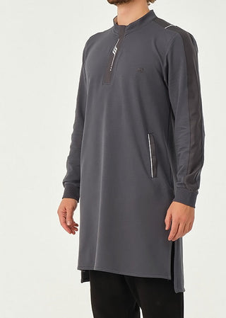 Kurta „Subtiles“ Anthrazit von Qaba'il