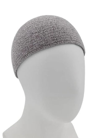 Gebetsmütze „Velvet Basic“ Hellgrau